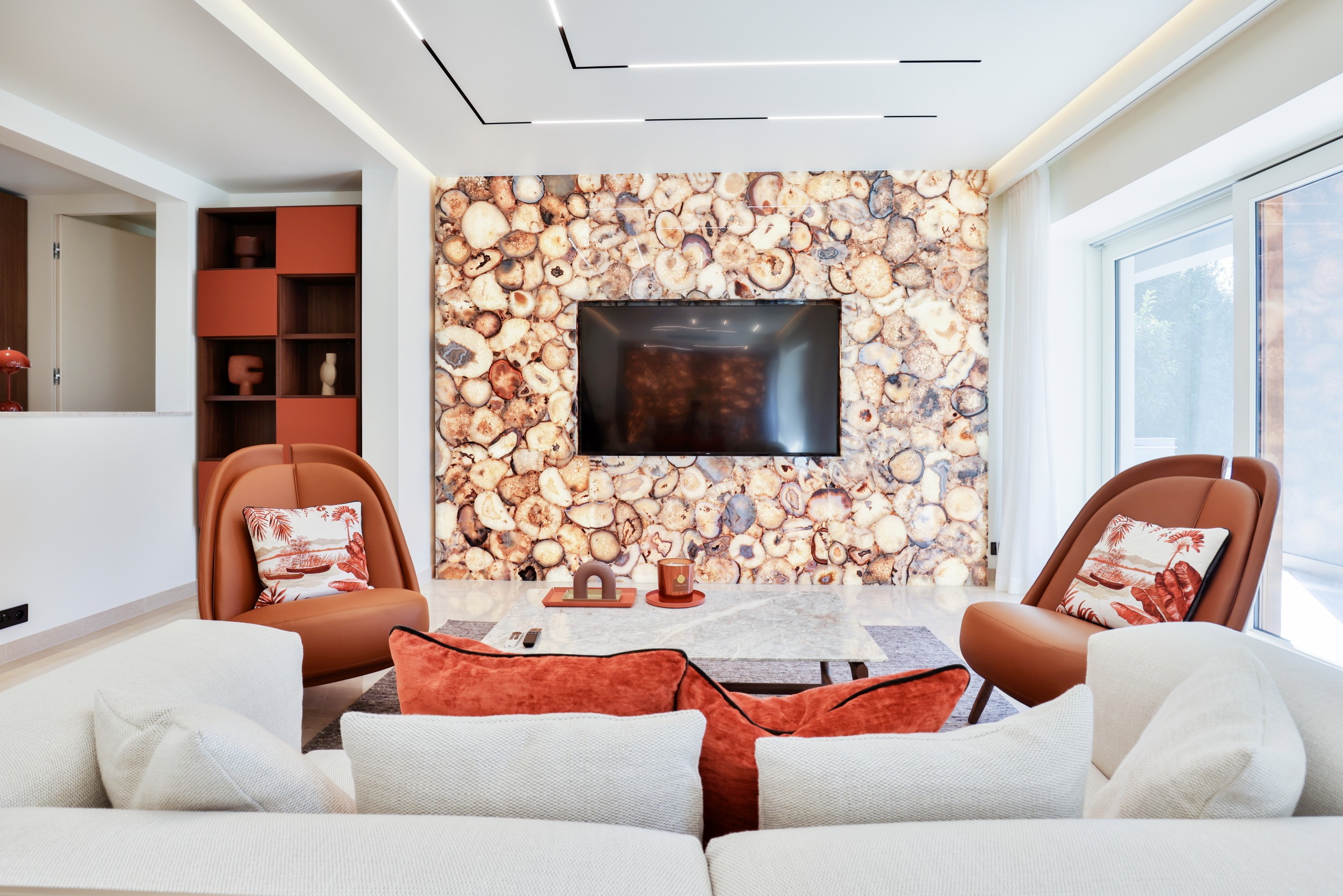 Open space living room
